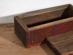 Coffre rouge ancien (vers 1900) #40