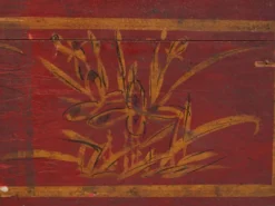 Coffre rouge ancien (vers 1900) #40
