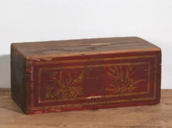 Coffre rouge ancien (vers 1900) #40