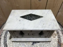 Coffret - Boîte à bijoux en marbre Napoléon III