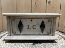 Coffret - Boîte à bijoux en marbre Napoléon III