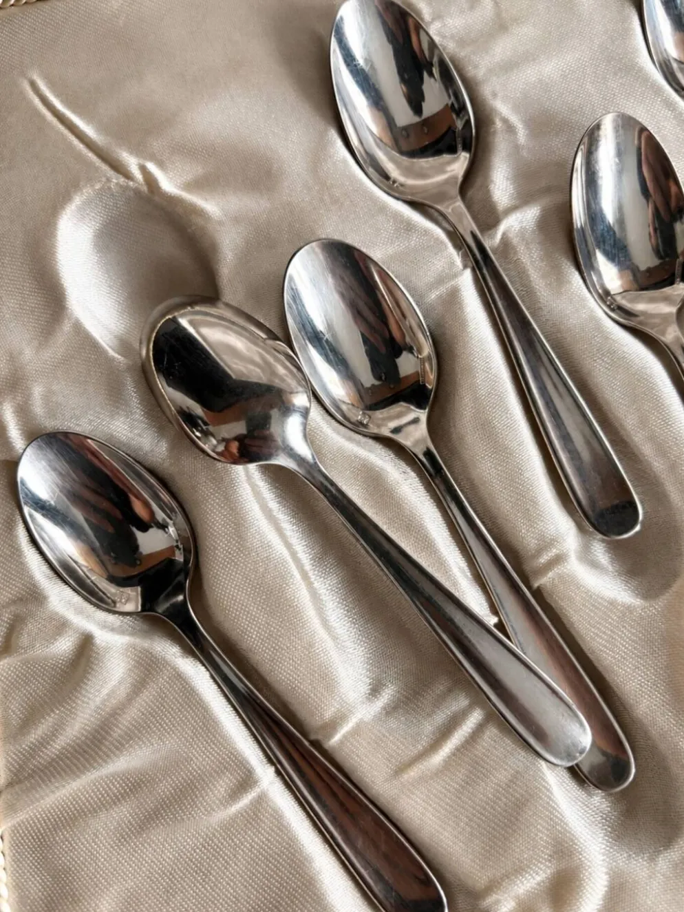 Coffret Christofle 12 cuillères à moka en métal argenté