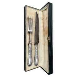 Coffret couverts de service à découper vintage