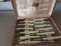 Coffret de 12 fourchettes à poisson