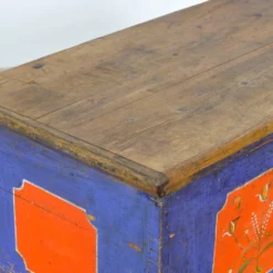 Coffret de mariage d'art populaire, daté de 1901