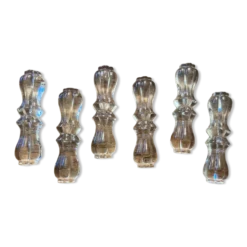 Coffret de 6 porte-couteau en cristal
