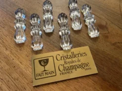 Coffret de 6 porte-couteau en cristal