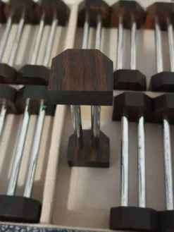 Coffret de 12 porte-couteaux Art déco