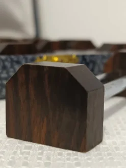 Coffret de 12 porte-couteaux Art déco