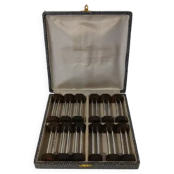 Coffret de 12 porte-couteaux Art déco
