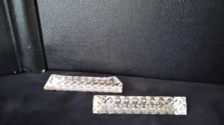 Coffret de 10 porte couteaux en cristal au plomb forme triangulaire