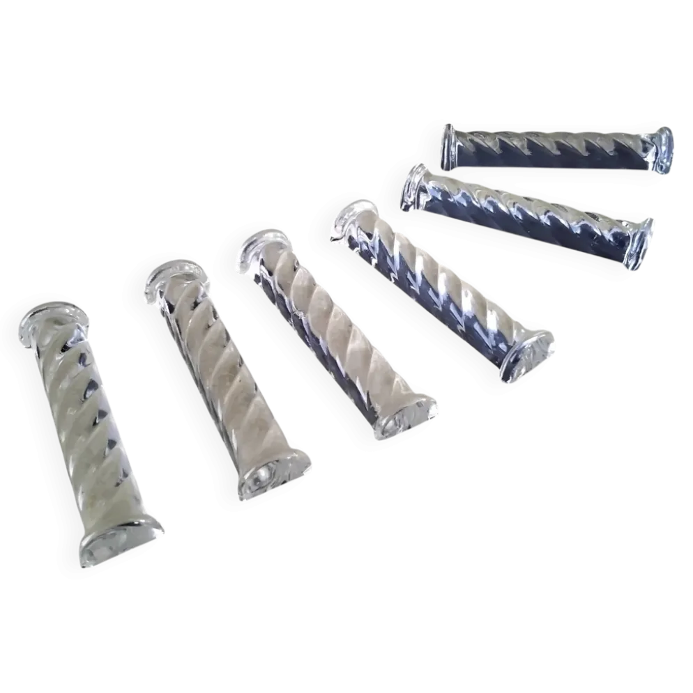 Coffret de 6 porte couteaux en cristal de Hongrie