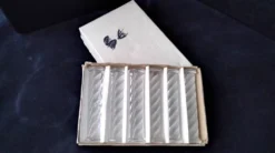 Coffret de 6 porte couteaux en cristal de Hongrie