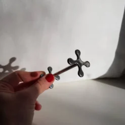 Coffret de 6 porte-couteaux en inox Chabanne dans sa boîte d'origine.