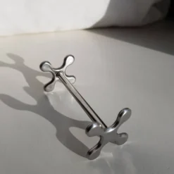 Coffret de 6 porte-couteaux en inox Chabanne dans sa boîte d'origine.
