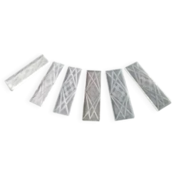Coffret de 6 porte couteaux en Plexiglass Style Art Déco
