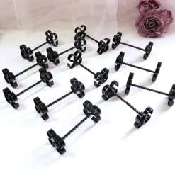 Coffret de 12 porte-couverts fer forgé
