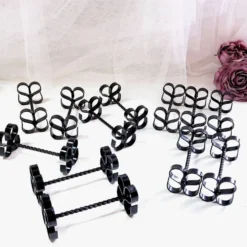Coffret de 12 porte-couverts fer forgé