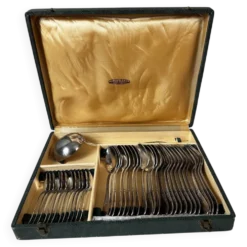 Coffret métal argenté