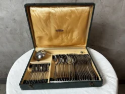 Coffret métal argenté