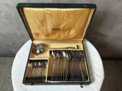 Coffret métal argenté