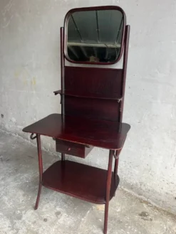 Coiffeuse ancienne Art déco avec miroir, années 1930