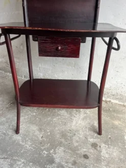 Coiffeuse ancienne Art déco avec miroir, années 1930