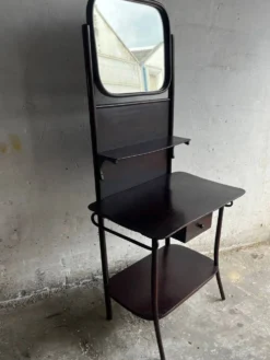 Coiffeuse ancienne Art déco avec miroir, années 1930