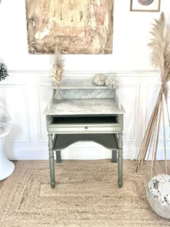 Coiffeuse ancienne plateau marbre