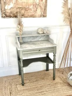 Coiffeuse ancienne plateau marbre