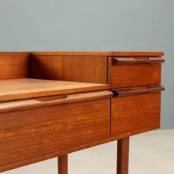 Coiffeuse anglaise vintage avec tiroirs des années 1960