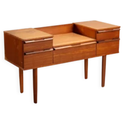 Coiffeuse anglaise vintage avec tiroirs des années 1960