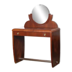 Coiffeuse Art déco en acajou des années 1930