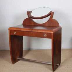 Coiffeuse Art déco en acajou des années 1930