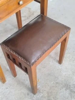 Coiffeuse Art déco et son tabouret assorti, 1930-1940