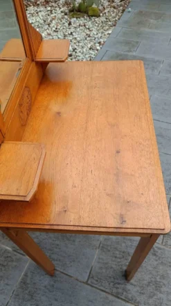Coiffeuse art déco miroir biseauté