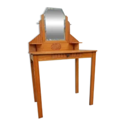 Coiffeuse art déco miroir biseauté