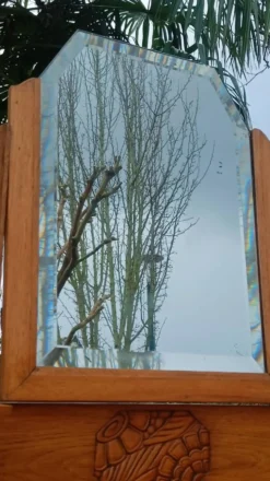 Coiffeuse art déco miroir biseauté