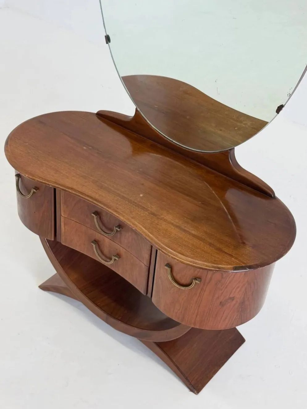 Coiffeuse Art Déco par A A Patijn pour Zijlstra Joure des années 1930