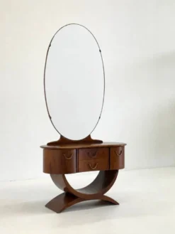 Coiffeuse Art Déco par A A Patijn pour Zijlstra Joure des années 1930
