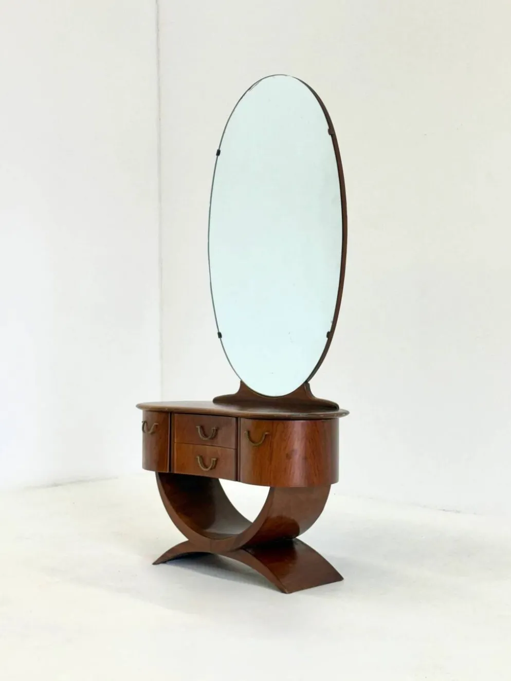 Coiffeuse Art Déco par A A Patijn pour Zijlstra Joure des années 1930