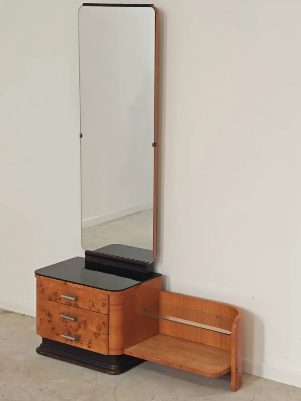 Coiffeuse Art déco par Jindrich Halabala pour Up Zavody 1950