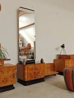 Coiffeuse Art déco par Jindrich Halabala pour Up Zavody 1950