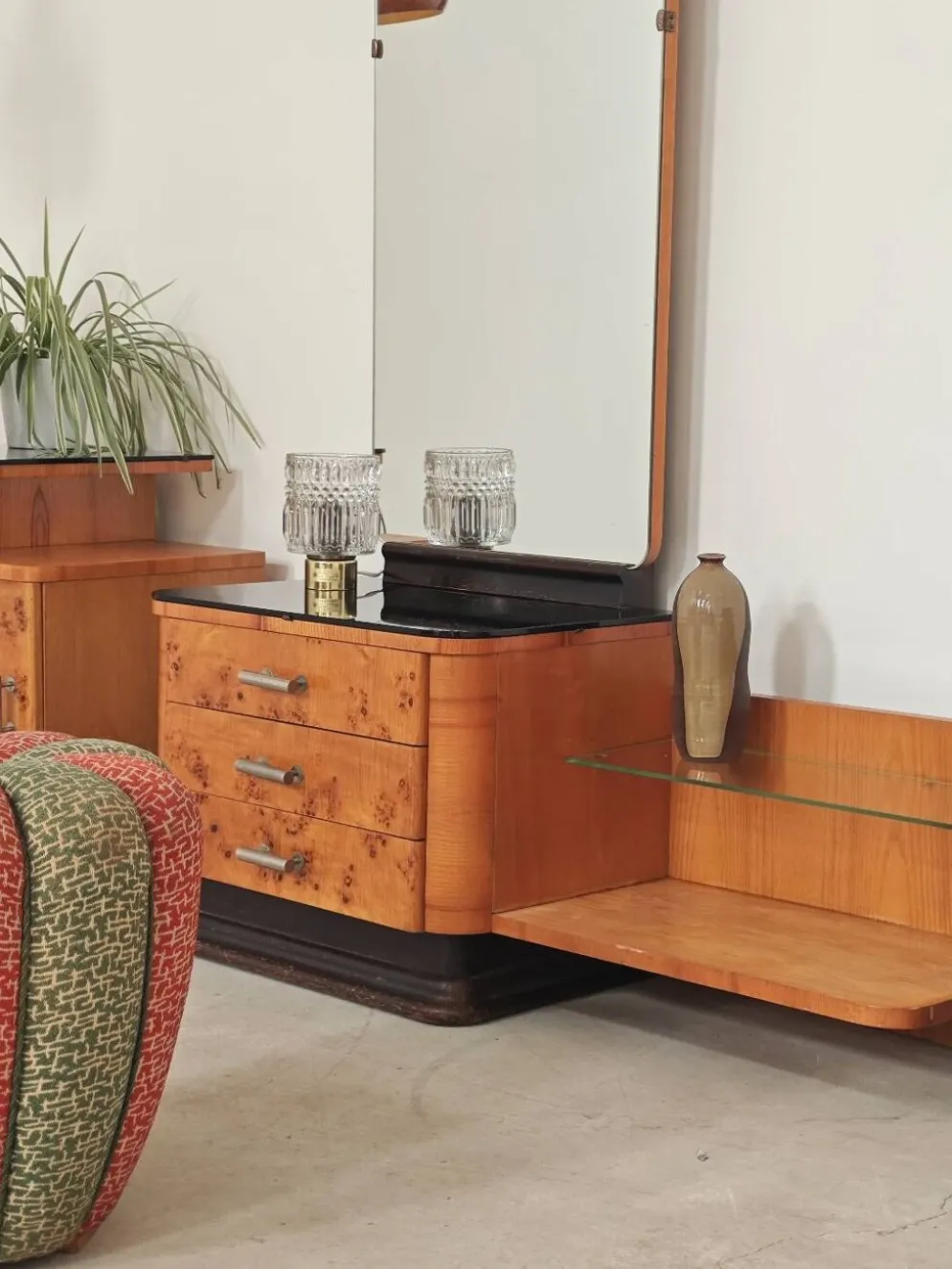 Coiffeuse Art déco par Jindrich Halabala pour Up Zavody 1950