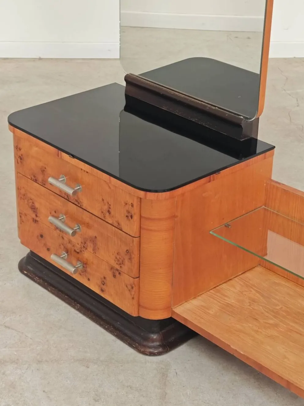 Coiffeuse Art déco par Jindrich Halabala pour Up Zavody 1950