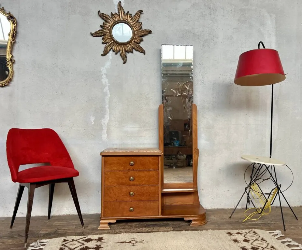 Coiffeuse Art Deco vintage