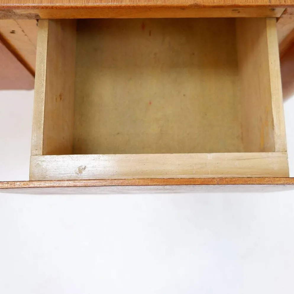 Coiffeuse avec miroir, abattant et tiroirs - 20ème siècle
