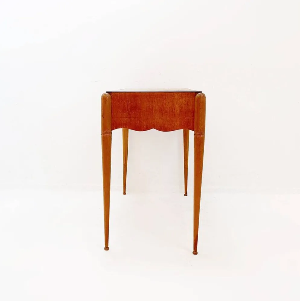 Coiffeuse avec miroir, abattant et tiroirs - 20ème siècle