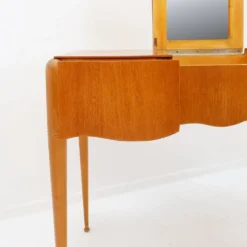 Coiffeuse avec miroir, abattant et tiroirs - 20ème siècle