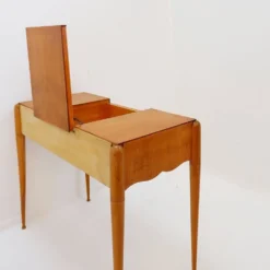 Coiffeuse avec miroir, abattant et tiroirs - 20ème siècle